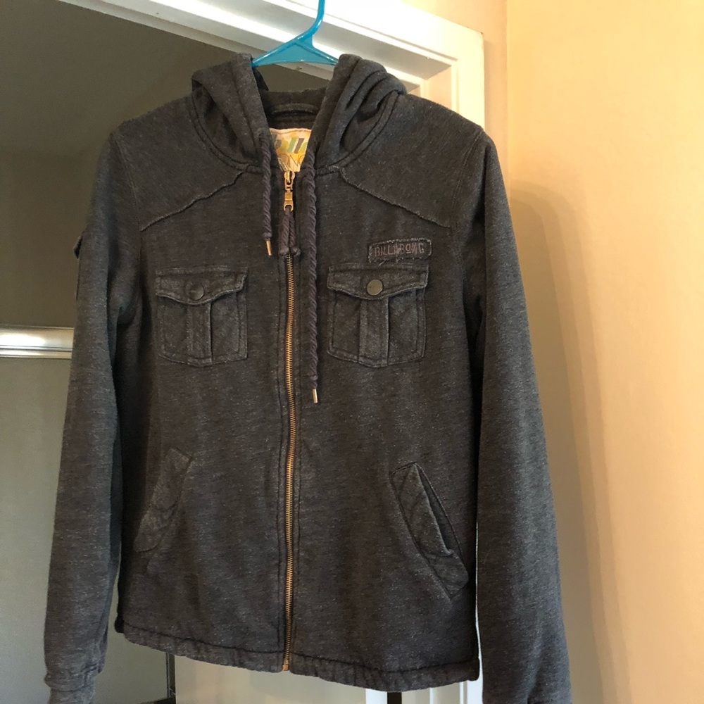 Billabong zip up hoodie